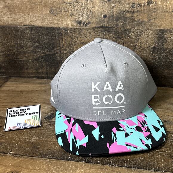 Kaaboo Del Mar x Coors Light Hat Cap SnapBack Adult One Size Gray Cotton Music - Picture 1 of 4